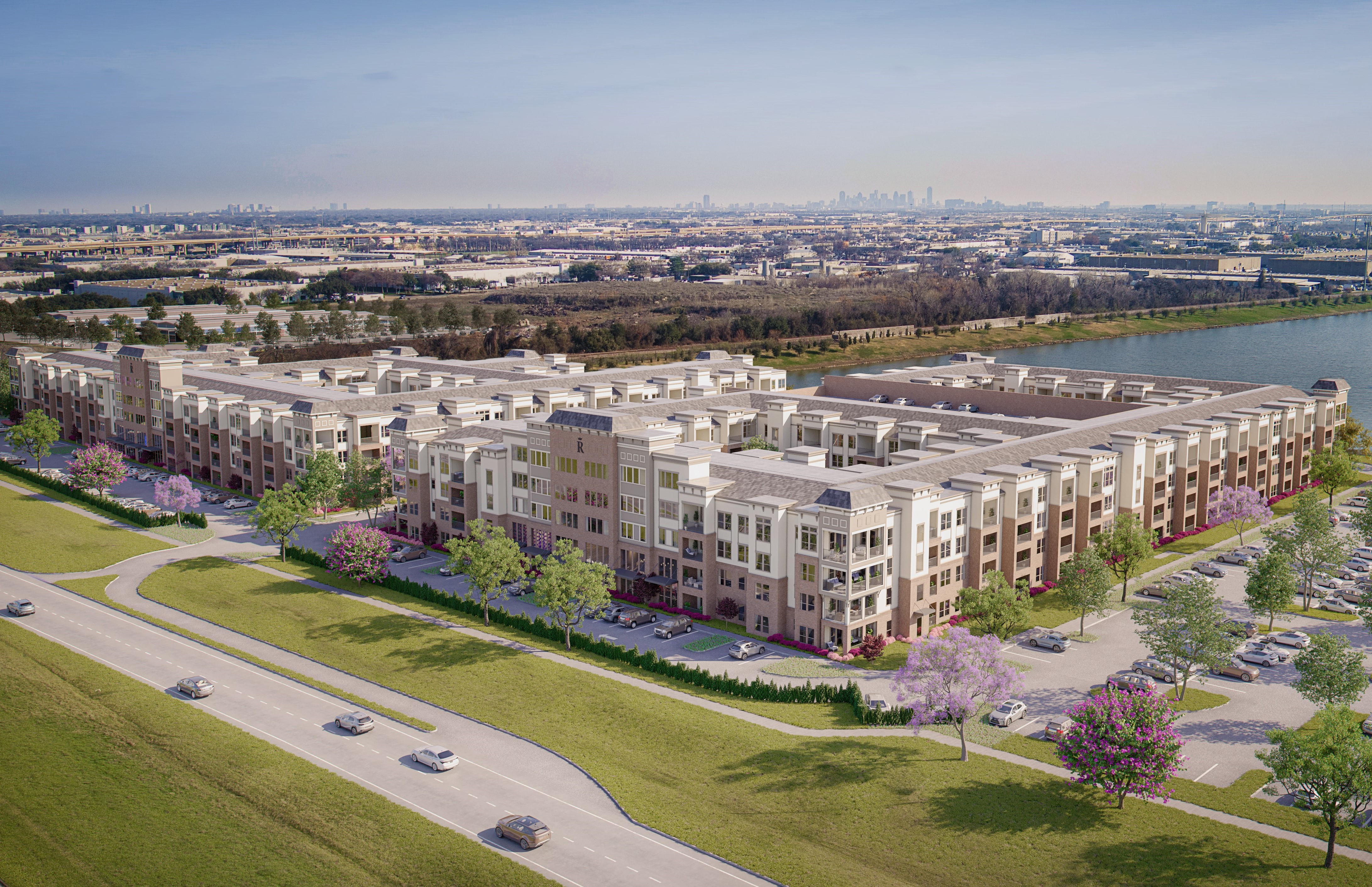 Aerial Rendering Cropped Royalton at Mercer Crossing